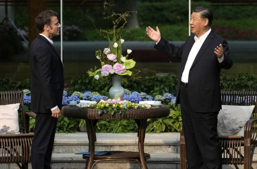  Macron y Xi hablan de comercio, en medio de tensiones por los vehículos eléctricos y los subsidios estatales chinos