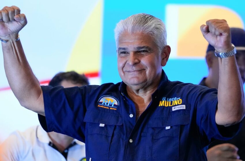 José Raúl Mulino gana las elecciones en Panamá impulsado por el expresidente Martinelli, condenado por corrupción