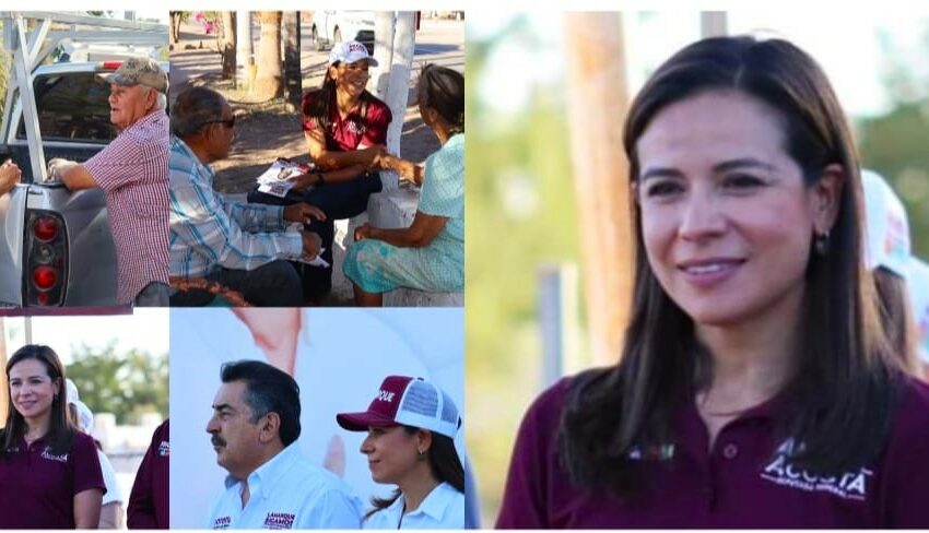  ASEGURA ANABEL ACOSTA QUE CAJEME SEGUIRÁ CRECIENDO Y AVANZANDO