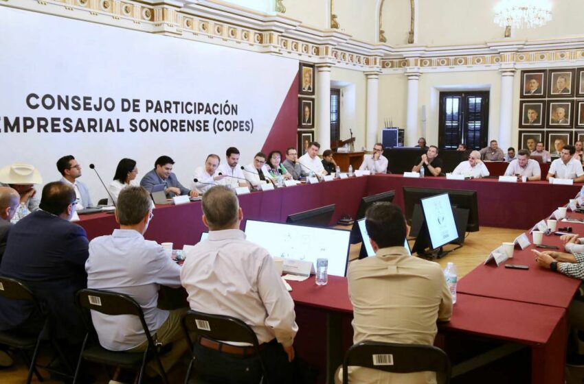  Encabeza Gobernador reunión del Consejo de Participación Empresarial Sonorense