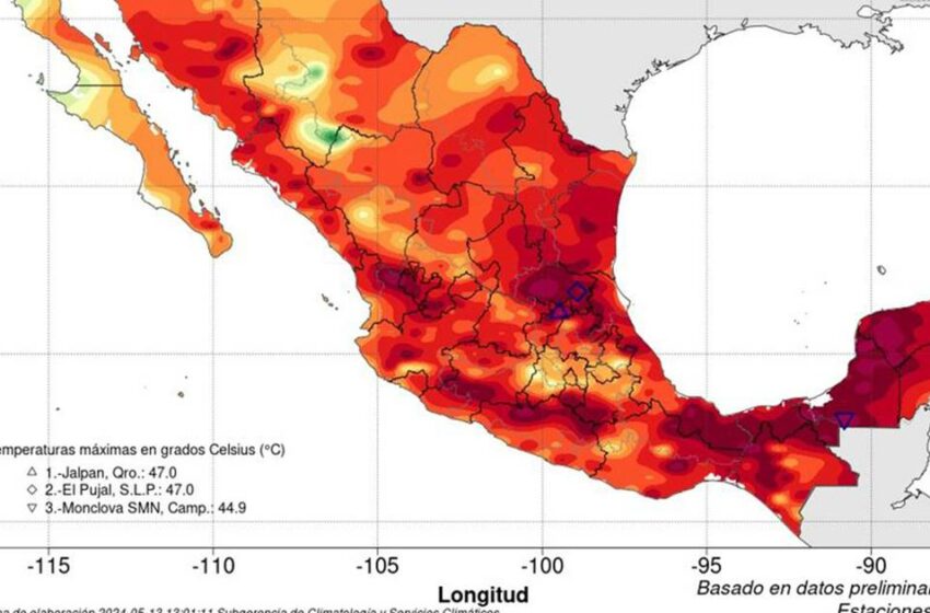  México suma más de 30 muertos por calor extremo, ¿qué estados son los más afectados?