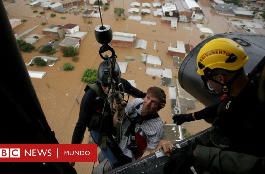  Las impactantes imágenes de las inundaciones en el sur de Brasil que causaron la muerte de al menos 85 personas