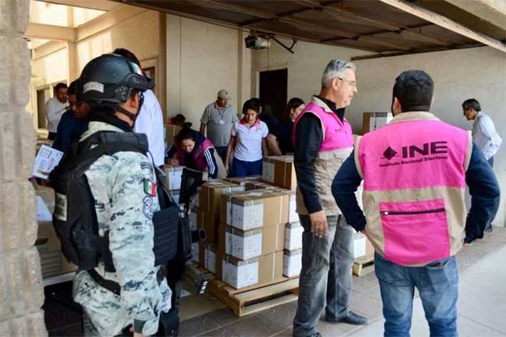  Llegan a Sonora boletas electorales que serán repartidas en 3 mil 899 casillas