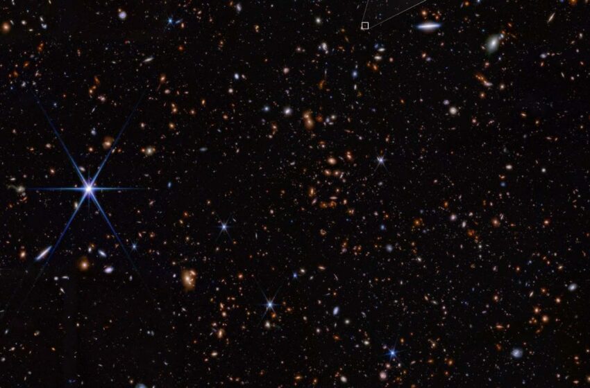  Webb detecta la galaxia más distante jamás vista y es extrañamente brillante