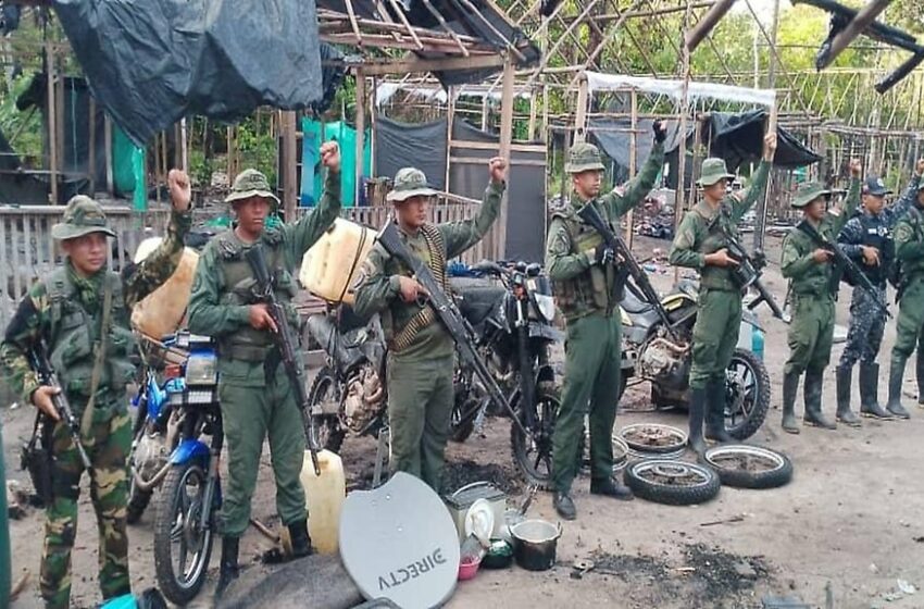  FANB desmantela campamento de minería ilegal en el Amazonas – Aporrea