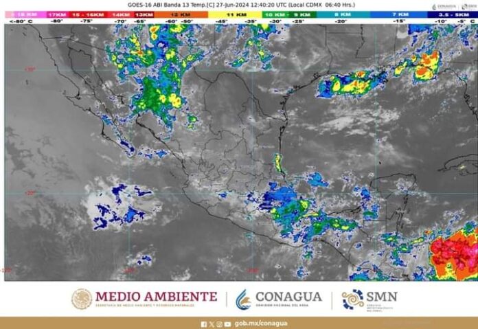  Chihuahua, Sonora, Ciudad de México y 20 estados con lluvias intensas