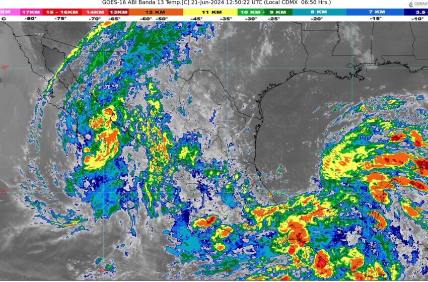  Seguirán lluvias intensas en Tamaulipas, San Luis Potosí y fuertes en Nuevo León