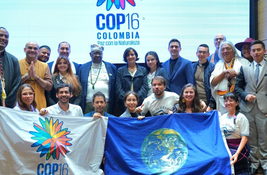  Comunidades religiosas y espiritualidades de Colombia se unen al llamado mundial de Paz con la Naturaleza