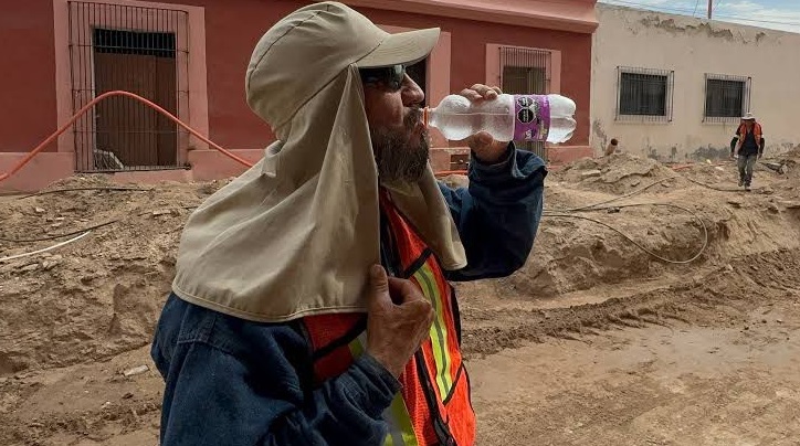  Persisten las temperaturas por encima de los 40 grados centígrados en Sonora