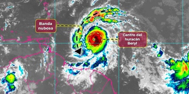  Huracán "Beryl" ya es categoría 3; ¿afectará a México?