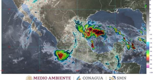  La baja presión en el Golfo de México, mantiene 40 % de probabilidad de desarrollo ciclónico