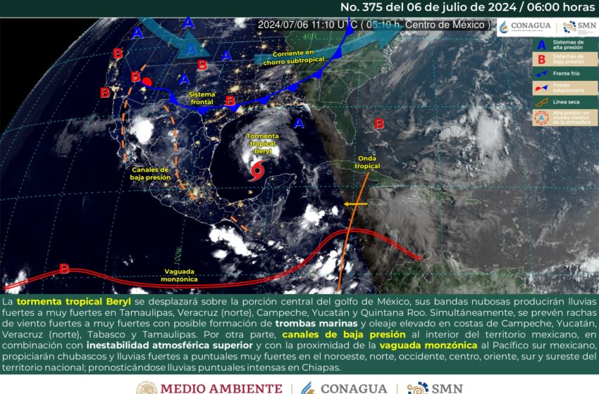  Lluvias puntuales fuertes se estiman este sábado en Sinaloa: SMN – extraoficial.mx