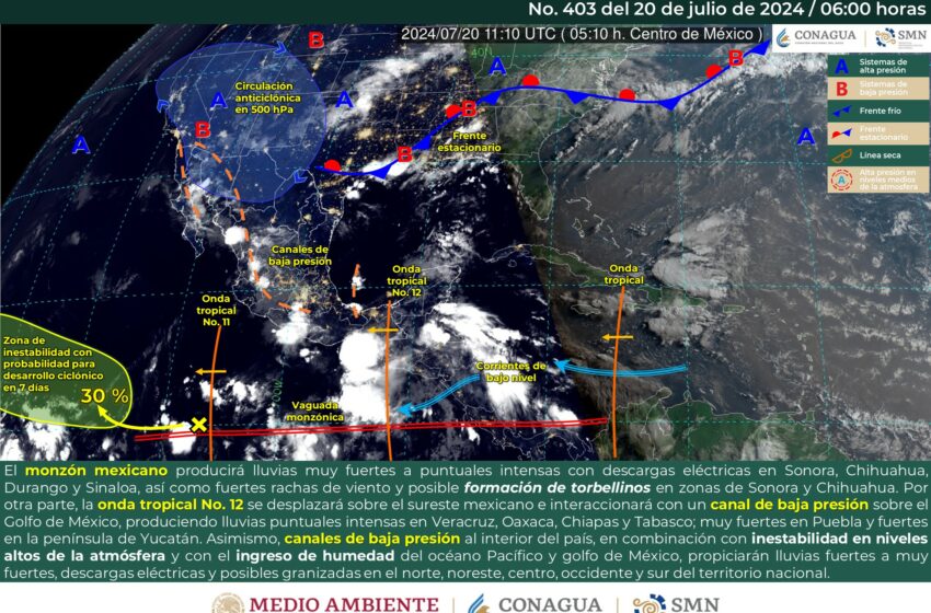  Lluvias intensas en Veracruz – El Democrata