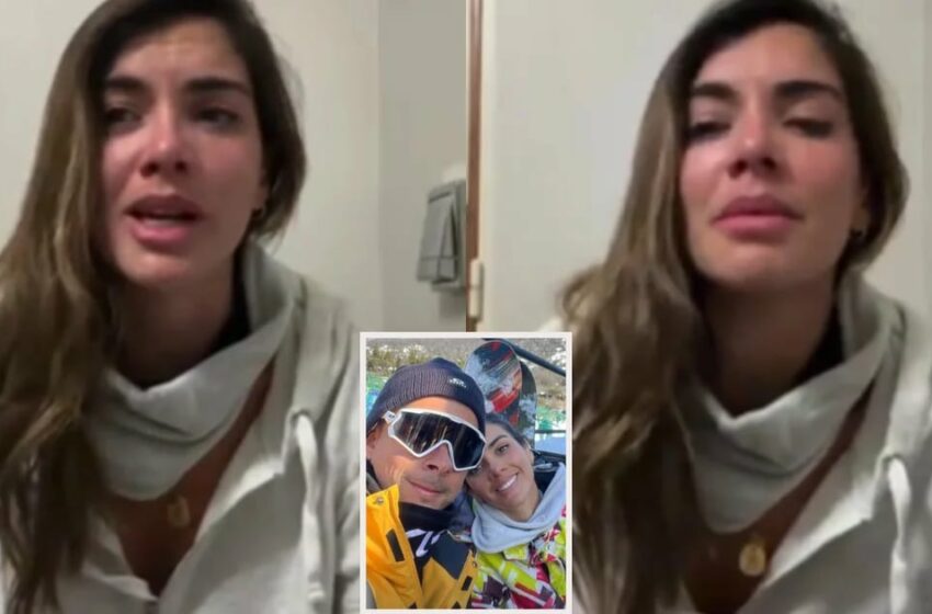  Korina Rivadeneira llora y lamenta haber viajado con Mario Hart mientras Venezuela sufre: “Mi mente está allá”