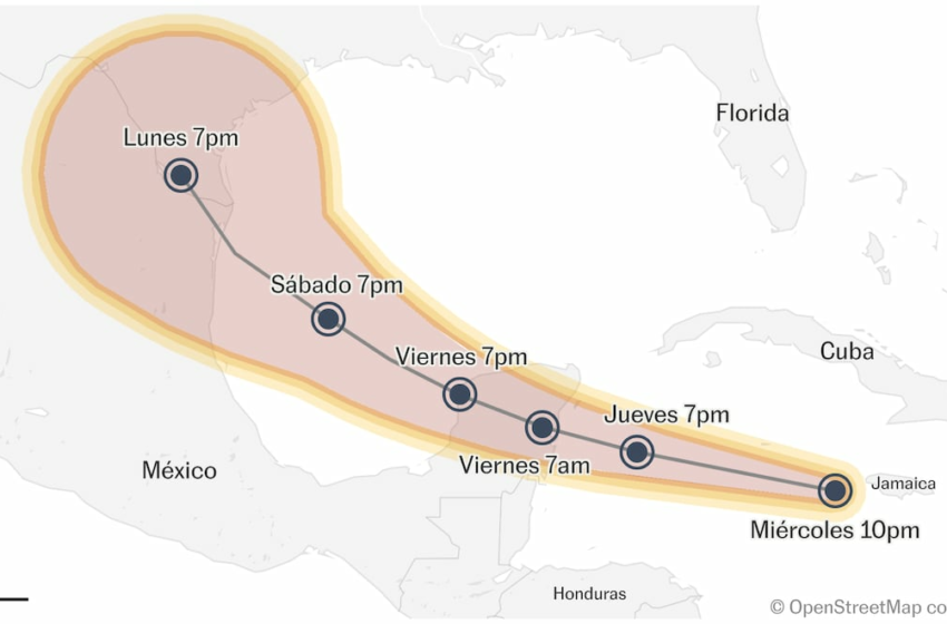  El huracán 'Beryl' eleva su fuerza a categoría 3 a un paso de impactar en México – EL PAÍS