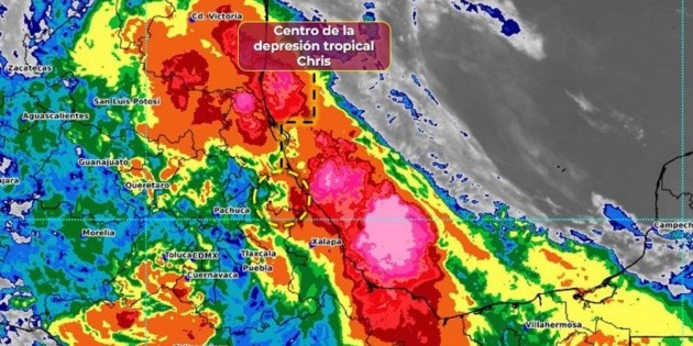  Depresión tropical "Chris" afecta a estos estados