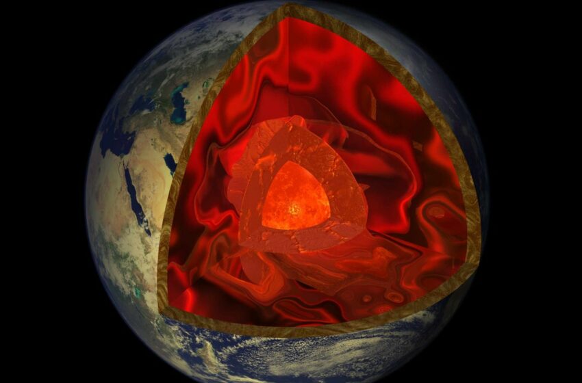 No, el núcleo interno de la Tierra no se ha invertido ni detenido