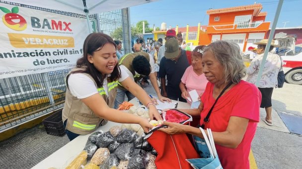  Banco de Alimentos de Veracruz atiende a 30 mil personas mensualmente