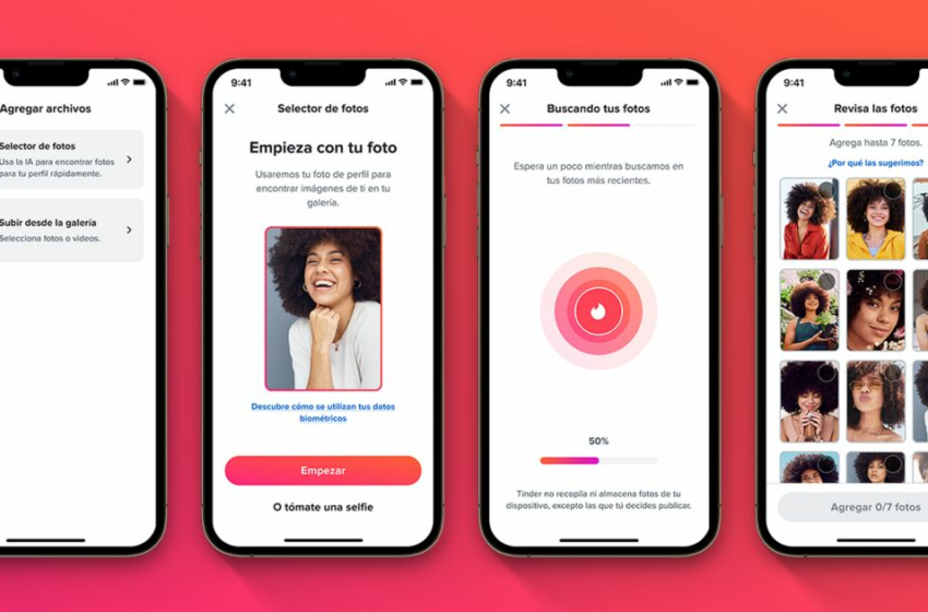  Tinder añade IA para elegir las mejores fotos de perfil