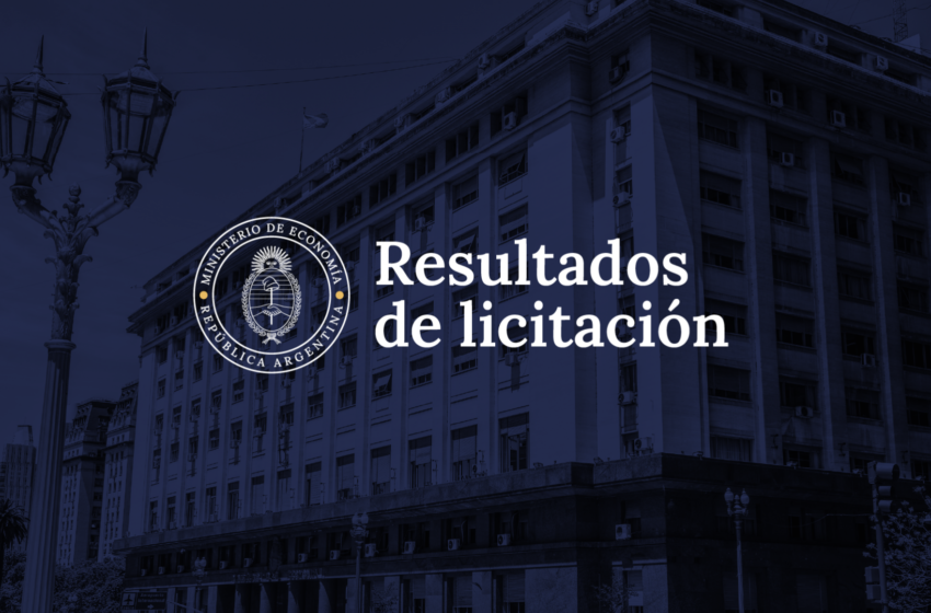  Resultado de la licitación de LECAP y BONO DÓLAR LINKED