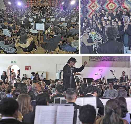  Público y músicos se sumergieron en  los acordes de la cantata Sueños