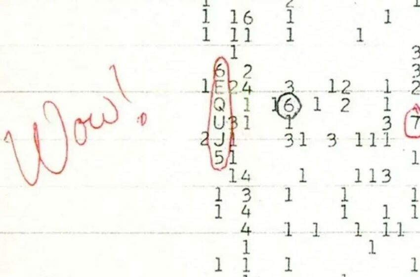  Hace 47 años se produjo la señal Wow!, lo más cercano que existe a un contacto extraterrestre