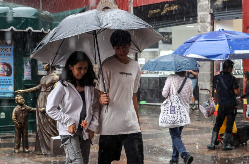  Arranca la semana con lluvias intermitentes para Puebla