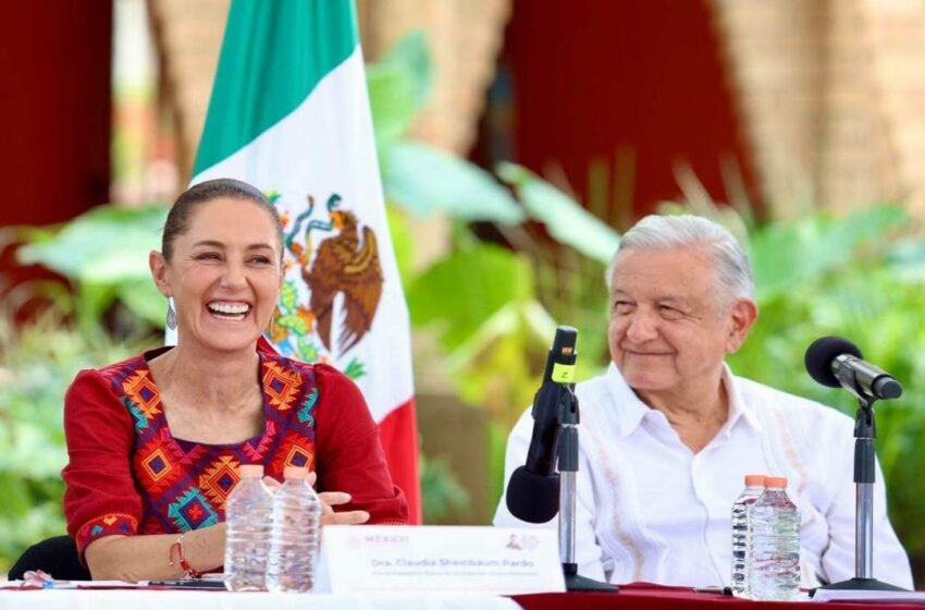  Claudia Sheinbaum se compromete a construir el tren México-Monterrey