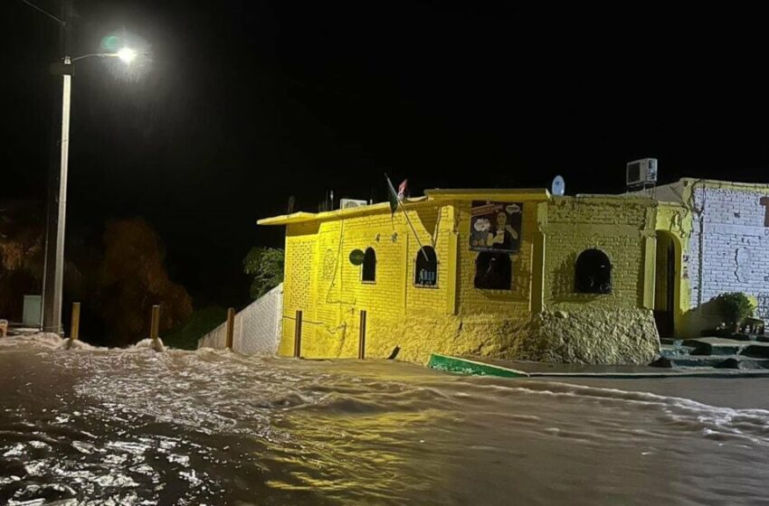  “Tormenta va hacia Sonora”, en El Fuerte convirtió las calles en ríos – Línea Directa