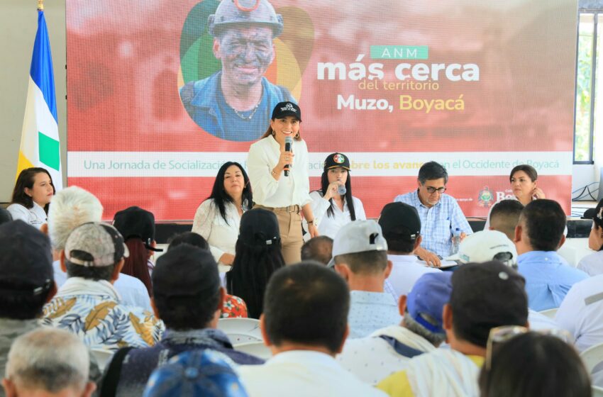  Agencia Nacional de Minería y Gobierno de Boyacá firmaron convenio para la formalización