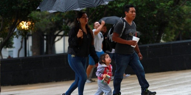  Siete estados de México registrarán lluvias muy fuertes este martes