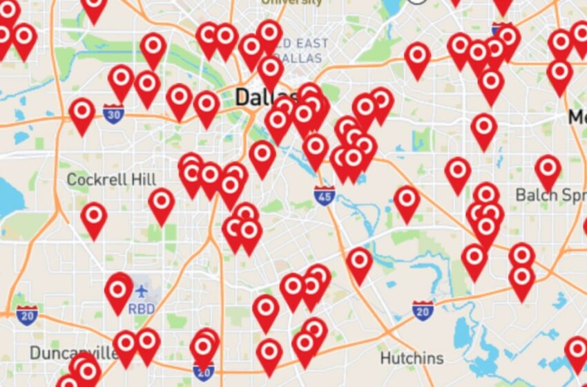  En este mapa puedes encontrar las locaciones de Texas que dan comida gratis