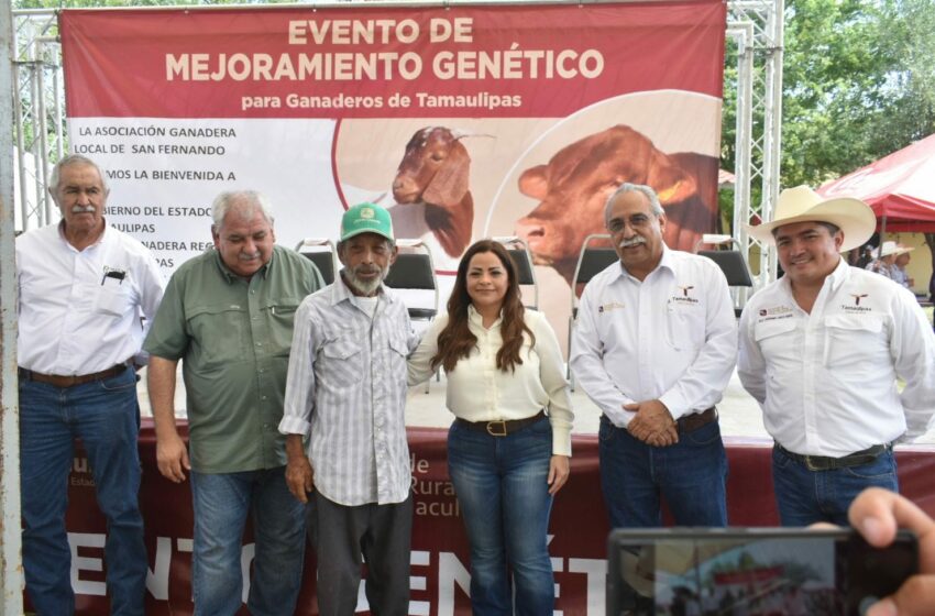  Llevan programa de mejoramiento genético a ganaderos del Valle de San Fernando