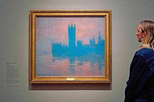  El Támesis y la niebla, núcleos de muestra de Claude Monet en Londres