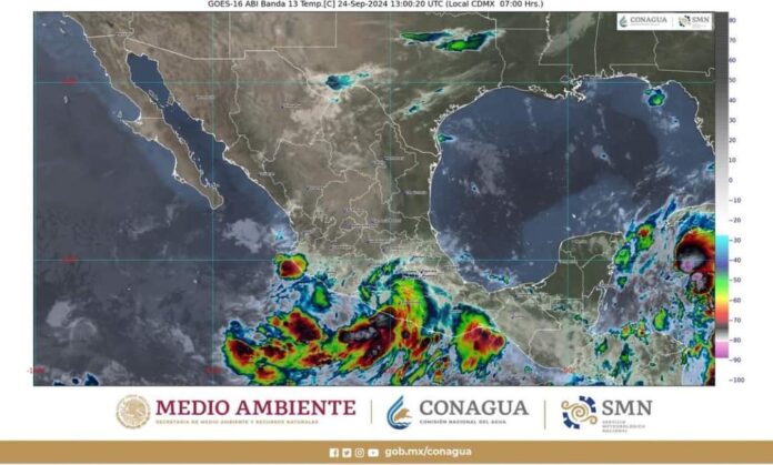  Lluvias extraordinarias en Guerrero y Oaxaca; amenaza nueva tormenta Helen