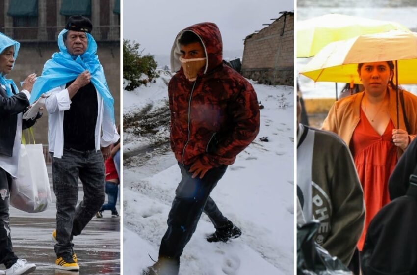  Frente frío 2 ataca a México: ¿Qué estados tendrán lluvias y en cuáles bajará la temperatura?