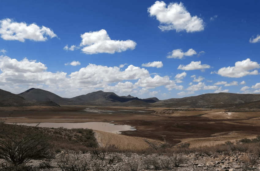  Presa se seca en Chihuahua ante una sequía que no cede en parte del país