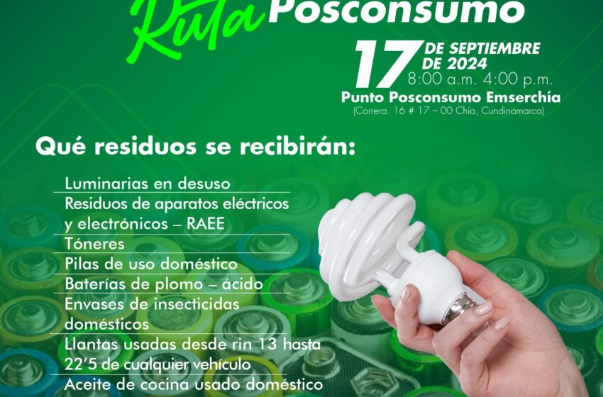  Primera jornada de "Reciclatón Ruta Posconsumo" en Chía