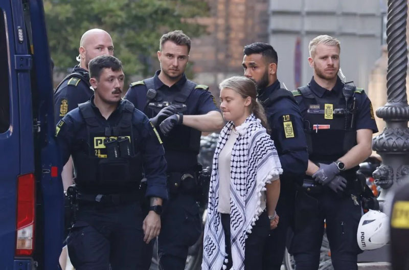  Para Greta Thunberg, su odio a Israel es más importante que el medio ambiente