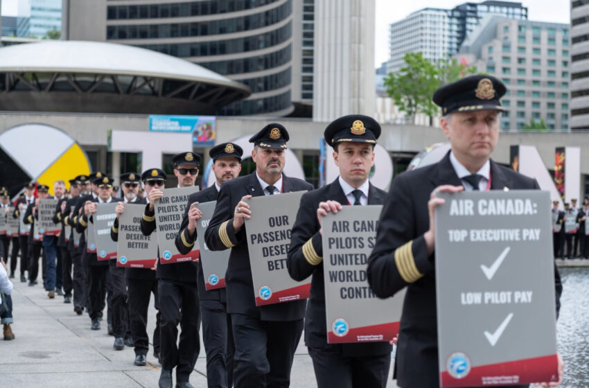  Señala Air Canada que gobierno canadiense debe ayudar a evitar huelga de pilotos