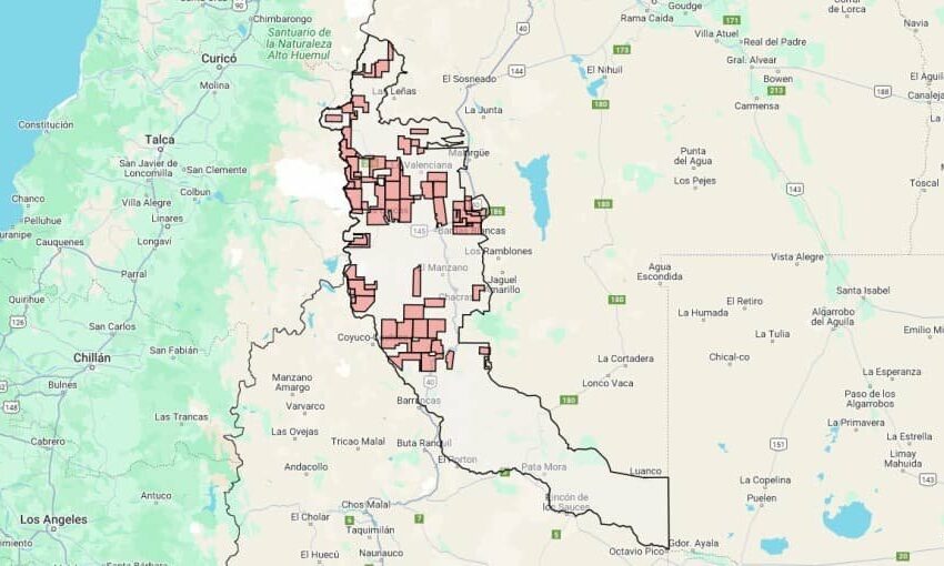  Se registraron decenas de minas en el Distrito Minero Malargüe