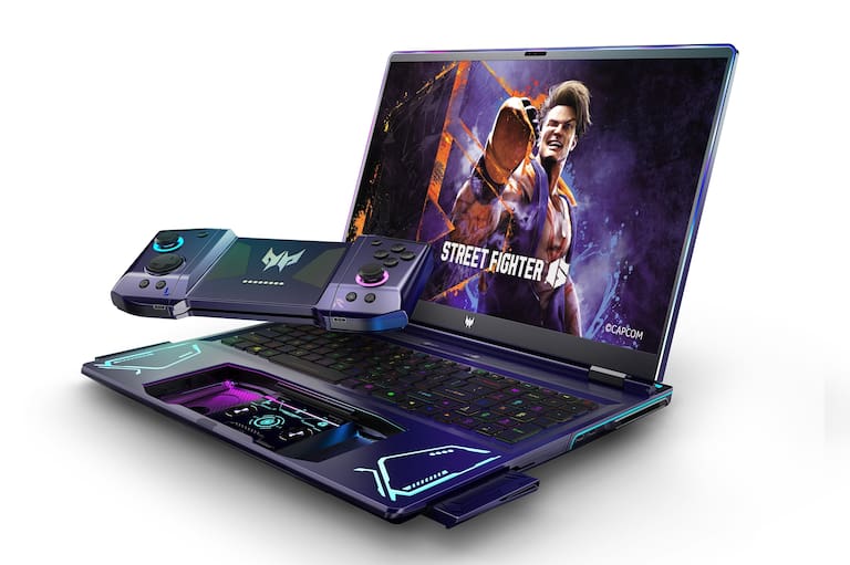  Project DualPlay: así es la notebook de Acer que viene con un gamepad incorporado