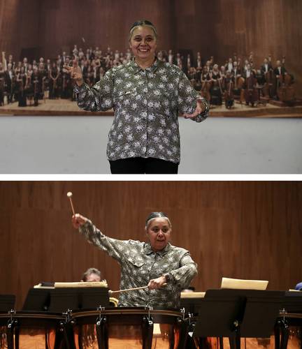  La percusionista Gabriela Jiménez será invitada estelar de la OFCM