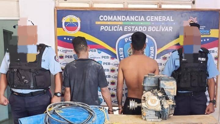  Dos detenidos por minería ilegal en Caroní – El Diario de Guayana