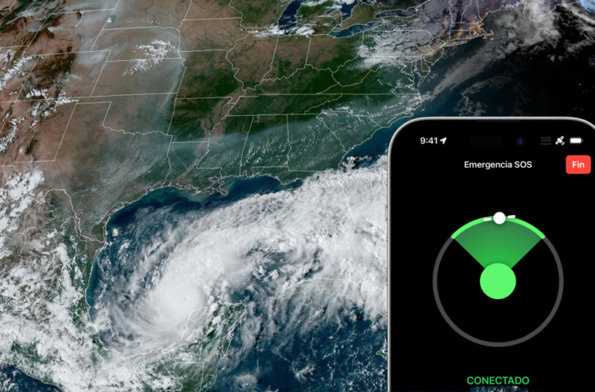  ¿Tienes iPhone?: así funciona la SOS satelital ante la llegada de Milton