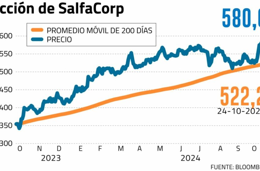  La minería anima a SalfaCorp: acción lidera en rentabilidad entre sus pares y mira de reojo al IPSA