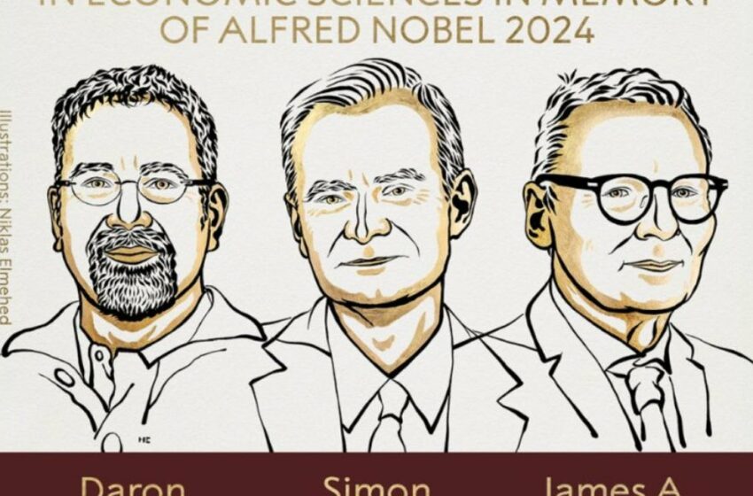  Premio Nobel de Economía 2024 para Daron Acemoglu, Simon Johnson y James A. Robinson