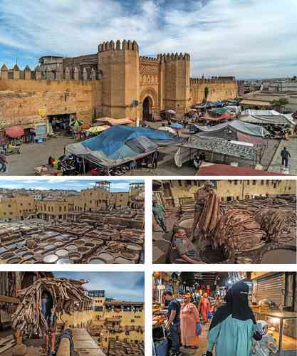  Curtidurías en Fez, Marruecos