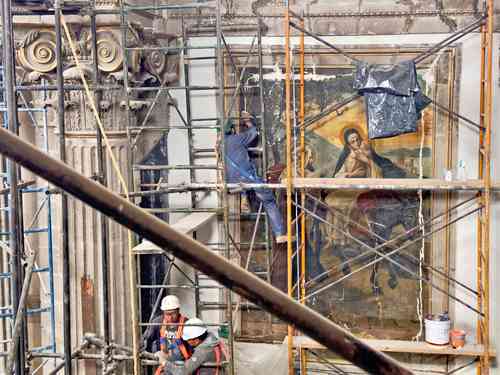  Alcanza 80% de avance la reconstrucción del Santuario de Nuestra Señora de Los Ángeles