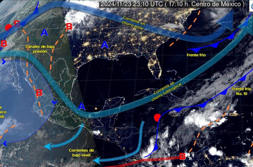  Mañana, se mantendrán condiciones de tiempo estable sobre la mayor parte del país